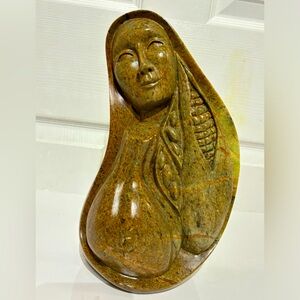 Rare Loreene Henry Six Nations Stone Sculpture